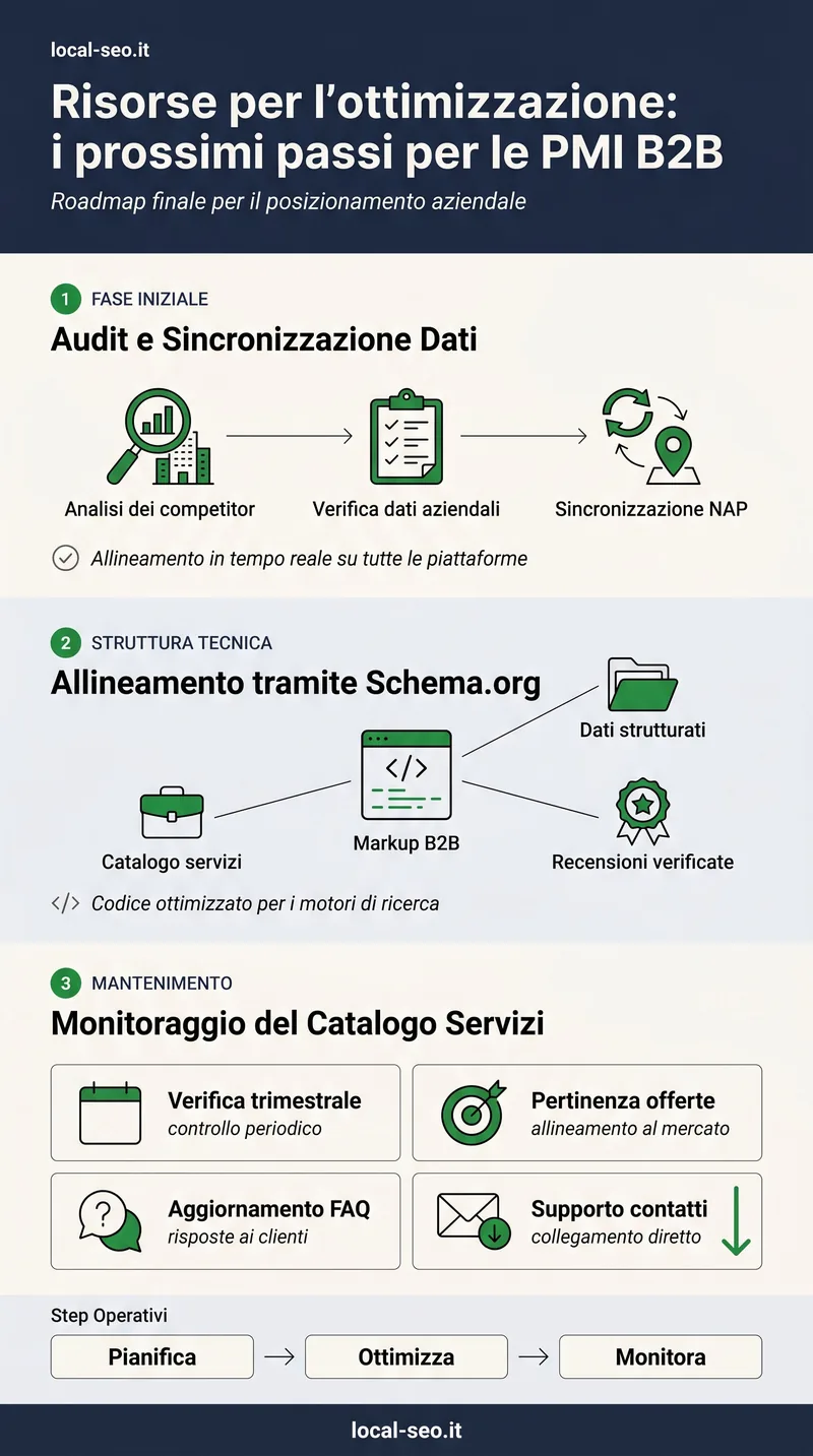infografica google business profile servizi - Risorse per l'ottimizzazione: i prossimi passi | local-seo.it